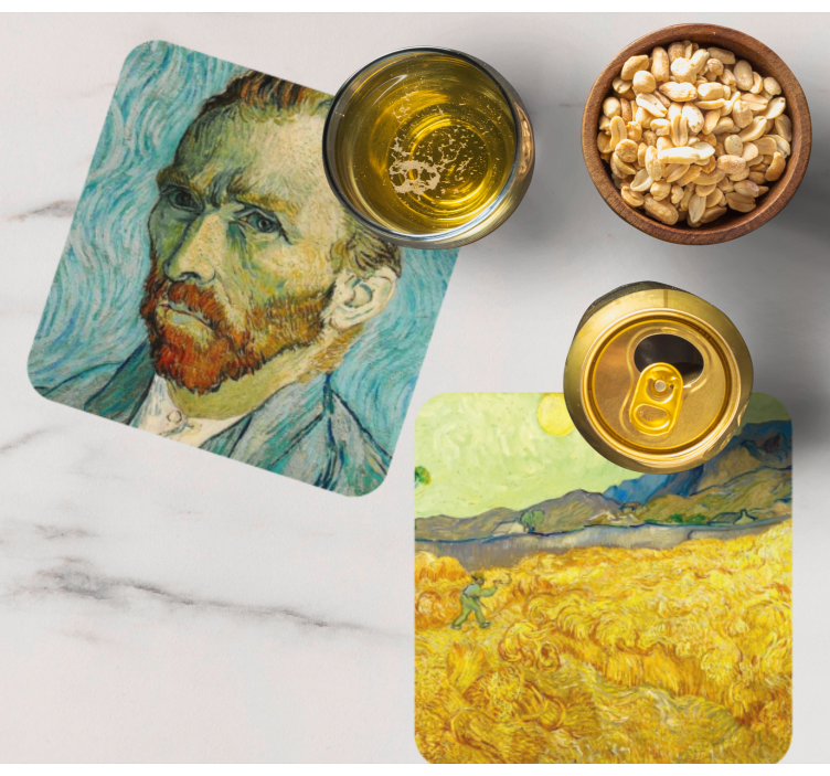 Van gogh művészete több poháralátét - TenStickers