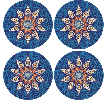 Mandala mozaik ital alátét - TenStickers