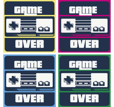 Gamer geeky alátétek - TenStickers