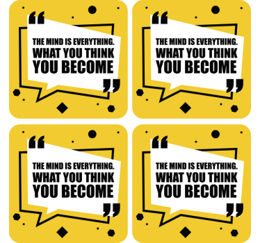 Motivációs idézet, mit hoz mondások alátétek - TenStickers