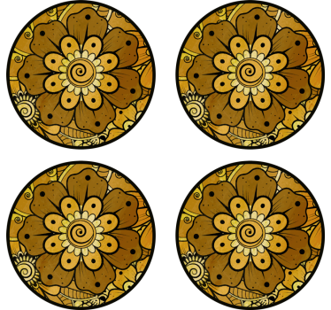 Paisley indiai stílusú italvasút - TenStickers