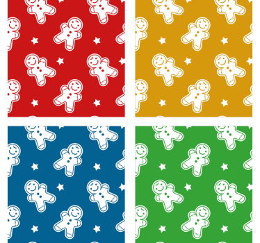 Karácsonyi sütik ital alátét - TenStickers