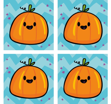 Tök halloween ital alátét - TenStickers