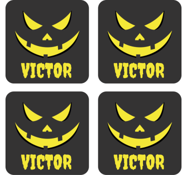Személyre szabott tök arc alátét személyre szabott - TenStickers