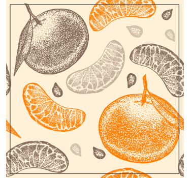Citrus gyümölcs minta poháralátétek - TenStickers