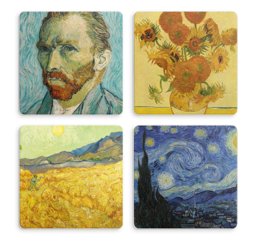 Van gogh művészete több poháralátét - TenStickers
