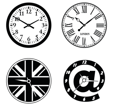 óraszám modern ital alátét - TenStickers