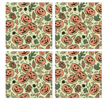 Sütőtök halloween alátét - TenStickers