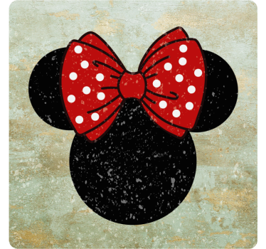 Vintage minnie egér retro alátétek - TenStickers