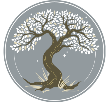 Elegáns fa siluett poháralátétek - TenStickers