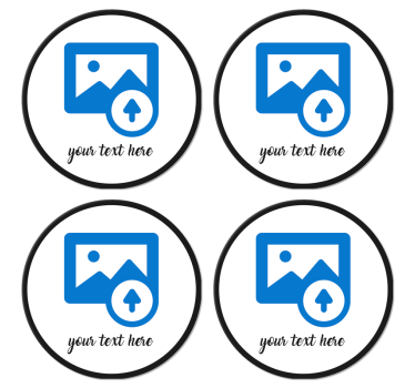 Egyedi kép szöveges, személyre szabott sörszőnyegekkel - TenStickers