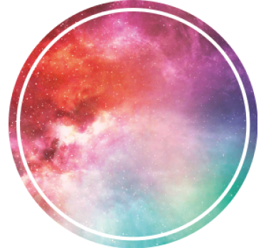 Galaxis nyomtatás modern ital alátét - TenStickers