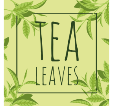 Tea levél minta poháralátétek idézetek - TenStickers