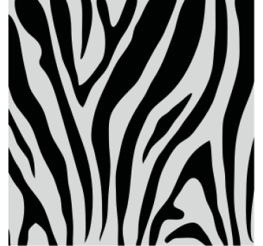 Zebra csíkos mintás poháralátétek - TenStickers