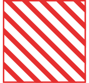 Piros csíkos mintás poháralátétek - TenStickers