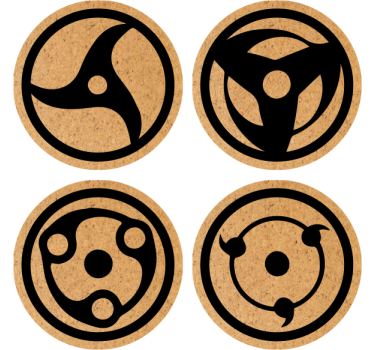 Anime jelek és szimbólumok geeky alátétek - TenStickers
