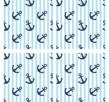 Tengeri horgony minta - poháralátétek szörnyszülött - TenStickers