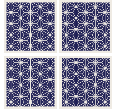 Geometrikus textúrázott felületű poháralátétek - TenStickers