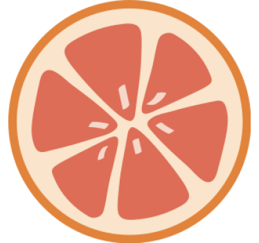 Citrus gyümölcs szelet mintás poháralátétek sörszőnyegek - TenStickers