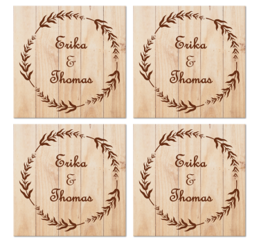 Fa olívaág alátét kedvez - TenStickers