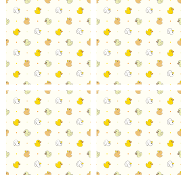Gumi kacsa mintás modern ital alátét - TenStickers