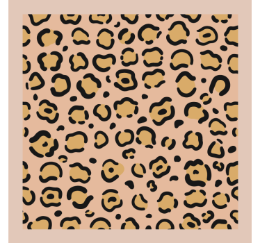 Leopárdmintás poháralátétek - TenStickers