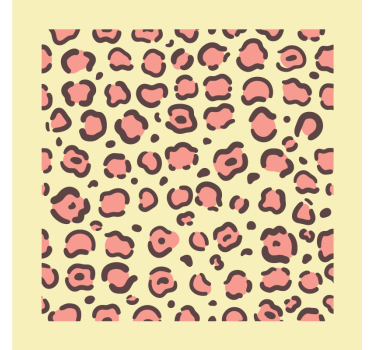 Modern poháralátétek leopárdmintával - TenStickers