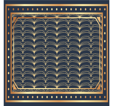 Elegáns geometrikus mintás poháralátétek - TenStickers