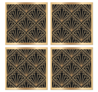 Rombusz "art deco" minta modern ital alátét - TenStickers
