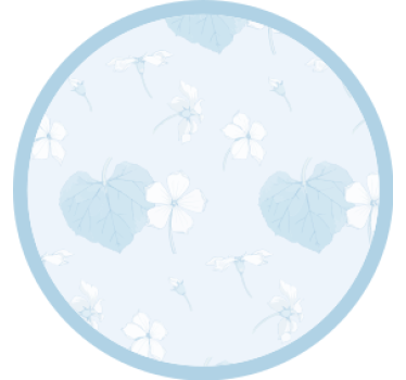 Virágmintás felületű poháralátétek - TenStickers