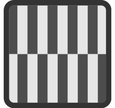 Csíkos felületmintás poháralátétek - TenStickers