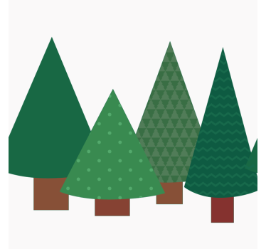 Patchwork karácsonyfa mintás karácsonyi alátét - TenStickers
