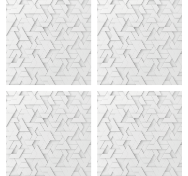 Geometrikus textúrált mintás poháralátétek - TenStickers