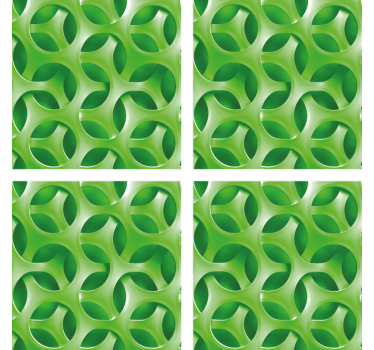 Réteges körmintás poháralátétek - TenStickers