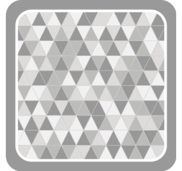 Geometrikus háromszög minta poháralátétek - TenStickers