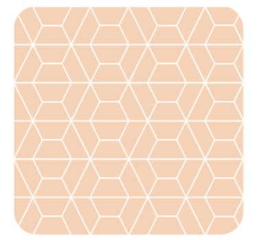Fényes modern geometrikus mintás csempe alátét - TenStickers