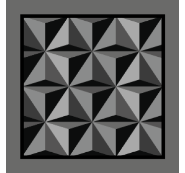 Geometrikus formák mintás poháralátétek - TenStickers