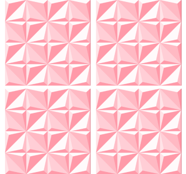 Texturált geometrikus mintás poháralátétek - TenStickers
