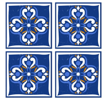 Klasszikus mediterrán csempe alátét - TenStickers
