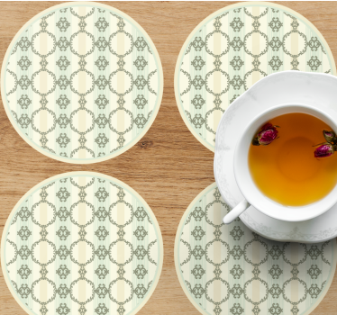 Bonyolult körminták poháralátétek - TenStickers