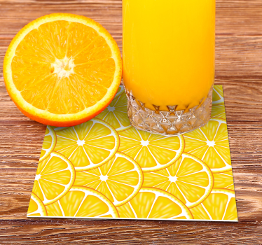 Citrus szelet koncepció poháralátétek - TenStickers