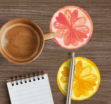Citrus szelet koncepciók poháralátétek - TenStickers