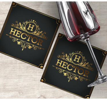 Elegancia személyre szabott sör szőnyegek - TenStickers