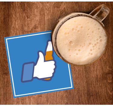 Facebook, mint a söralátétek - TenStickers