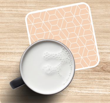 Fényes modern geometrikus mintás csempe alátét - TenStickers