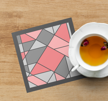 Geometrikus mintázatú poháralátétek - TenStickers