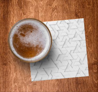 Geometrikus textúrált mintás poháralátétek - TenStickers