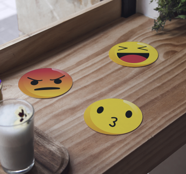 Hangulatjelek geeky alátétek - TenStickers