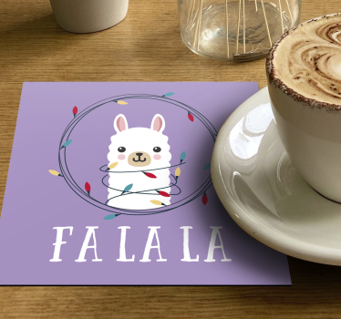 Karácsonyi alpaka ital alátét - TenStickers