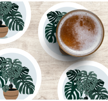 Kis cserepes növény több alátét - TenStickers
